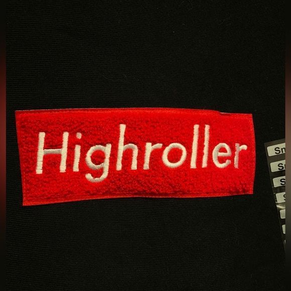 Highroller chenille patch Crewneck. Small - Picture 2 of 4